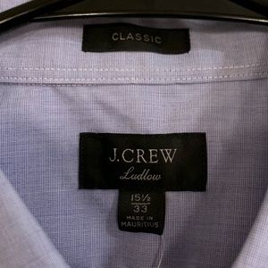 JCrew Classic fit dress shirt 15.5/33